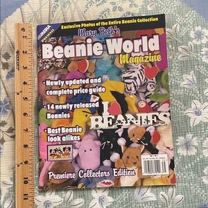 Vintage 1997 Mary Beth's Beanie World Vol. 1 No. 1 Magazine (72 pages)